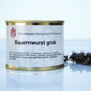 Bauernwurst Grob